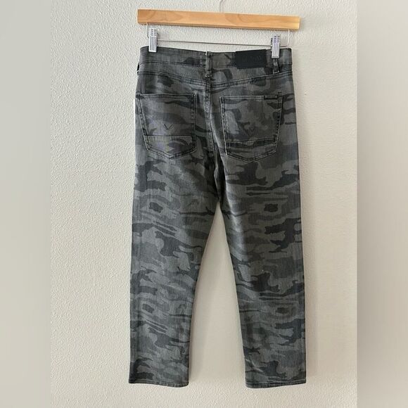 NWT Hudson Mid Rise Straight Camo Denim Jeans Size 29 - Picture 6 of 6
